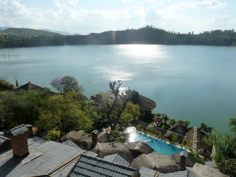 Halal day trip to Bishoftu Debre Zeit crater lakes Ethiopia