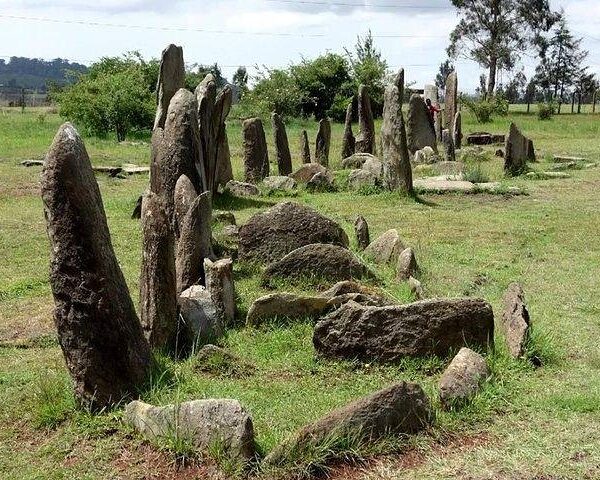 Halal tour of Tiya Stelae and Melka Kunture prehistoric sites Ethiopia