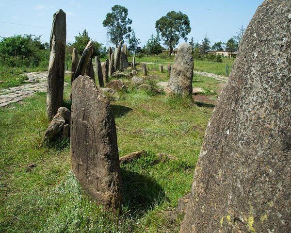 Halal tour of Tiya Stelae and Melka Kunture prehistoric sites Ethiopia