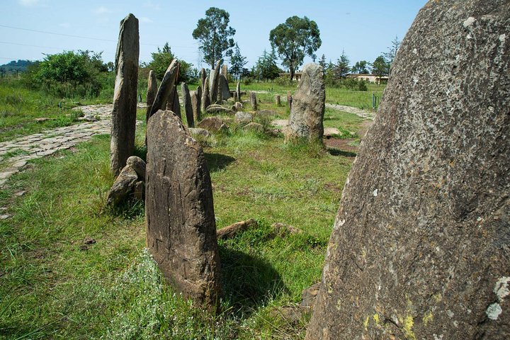 Halal tour of Tiya Stelae and Melka Kunture prehistoric sites Ethiopia