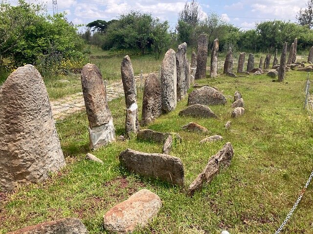 Halal tour of Tiya Stelae and Melka Kunture prehistoric sites Ethiopia