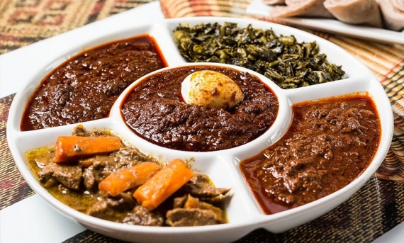 Halal Ethiopian food tour – traditional cuisine